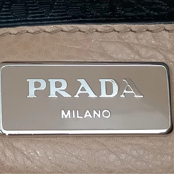Prada Milano 2 Way Zipper Leather Shoulder Bag Brown - Picture 6 of 8